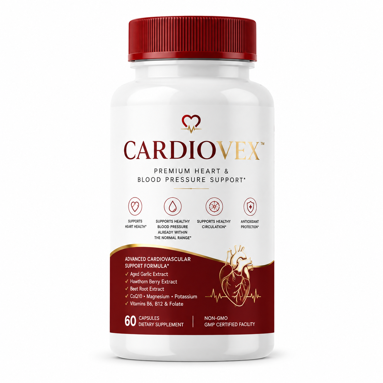 Cardiovex™ Premium Heart & Blood Pressure Support